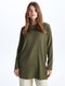 Crew Neck Regular Long Sleeve Women's Tunic